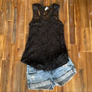 Sheer Black BKE Tank